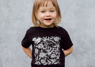 Rat and Floral Kids T-Shirt