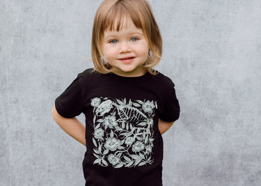 Rat and Floral Kids T-Shirt