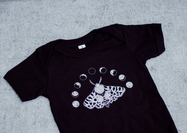 Tiger Moth and Moon Bodysuit