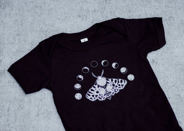 Tiger Moth and Moon Bodysuit